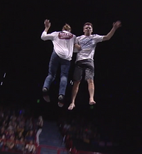 Greg Roe performs at Nitro Circus