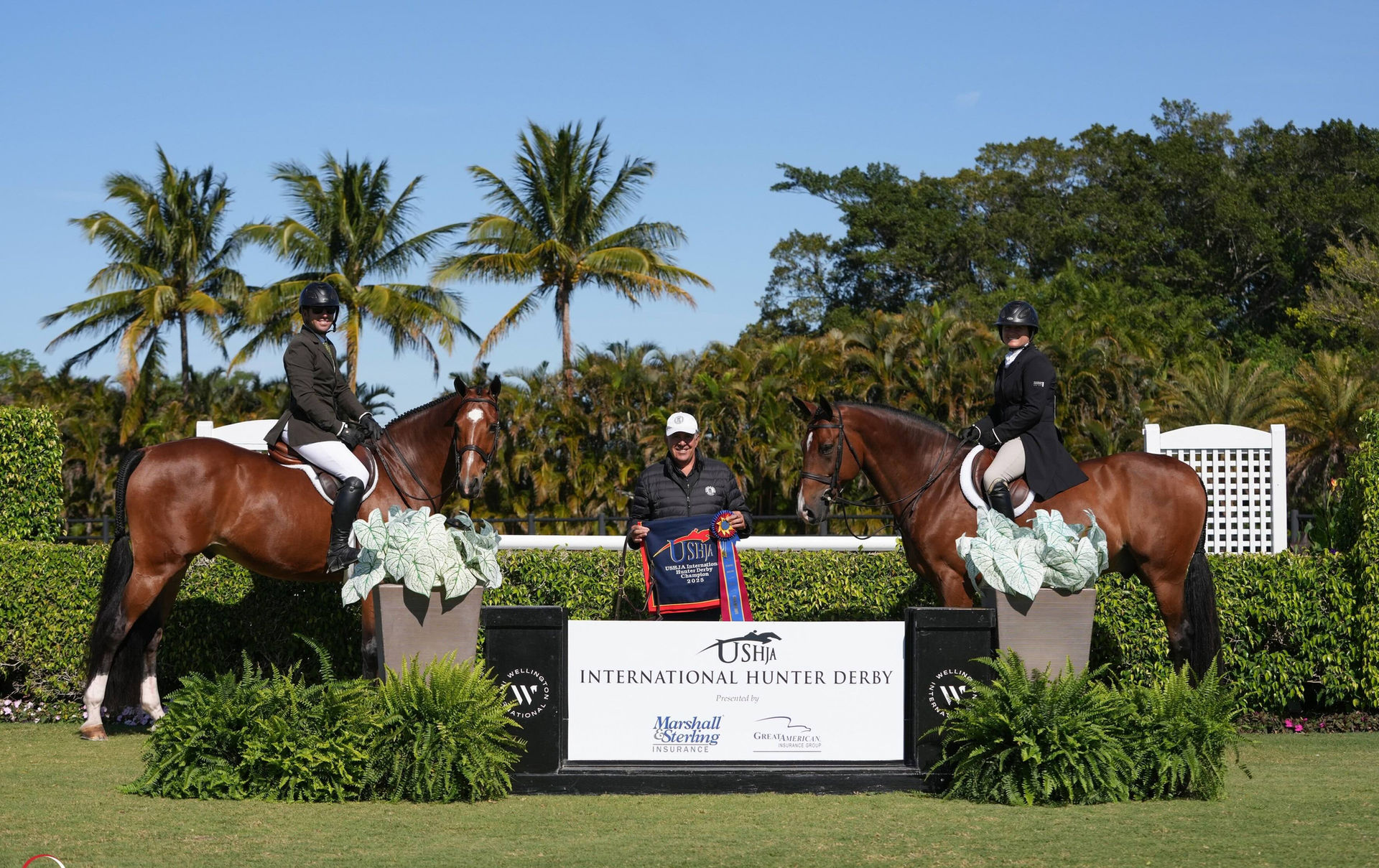 Nick and PF's Galant du Mesnil (Golden Road) at WEF