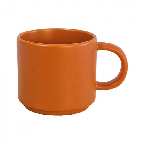 Керамічне горнятко під нанесення логотипу, помаранчеве