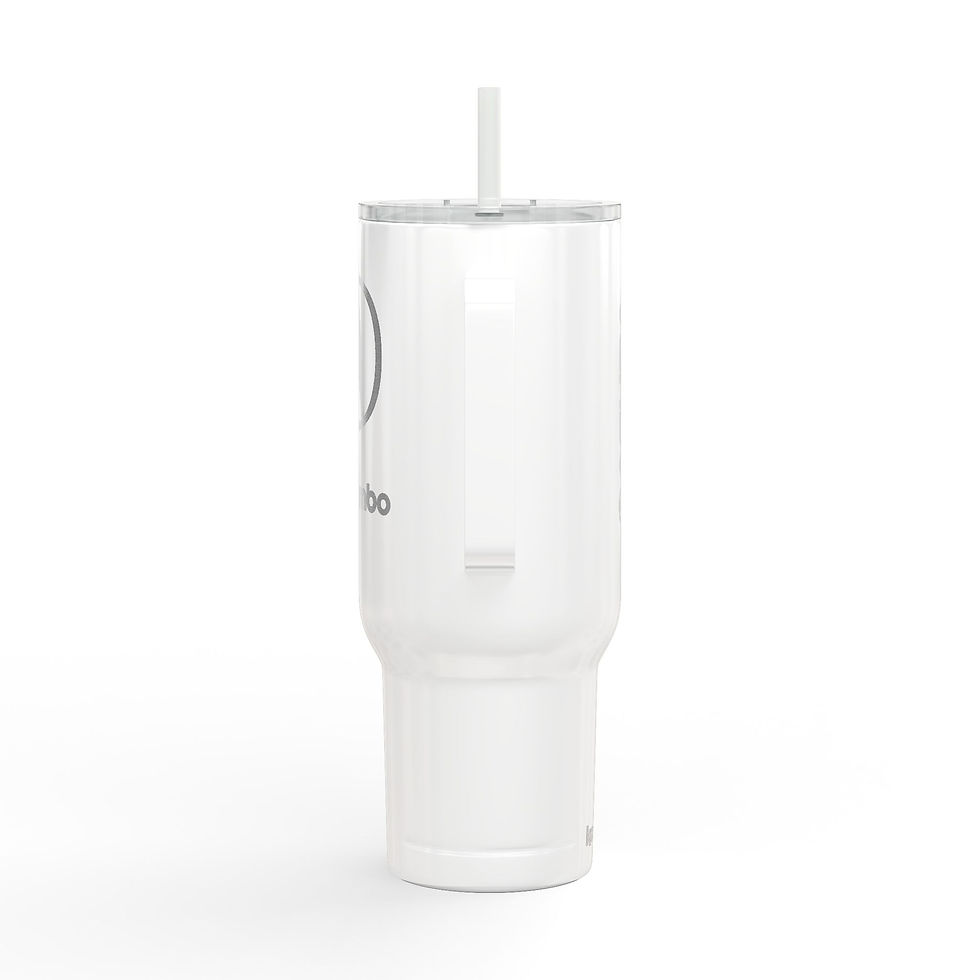 Thumbnail: Acura 40oz Engraved Insulated Tumbler with Lid & Straw | Both Sides