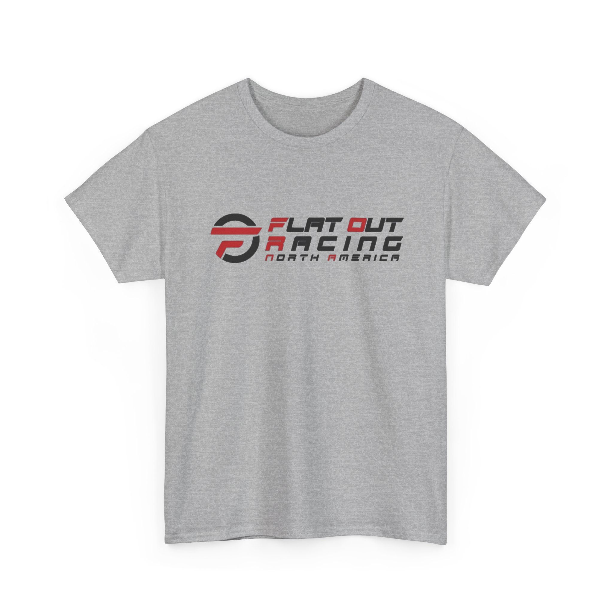 Flat Out Racing Tee | Front & Back Logos