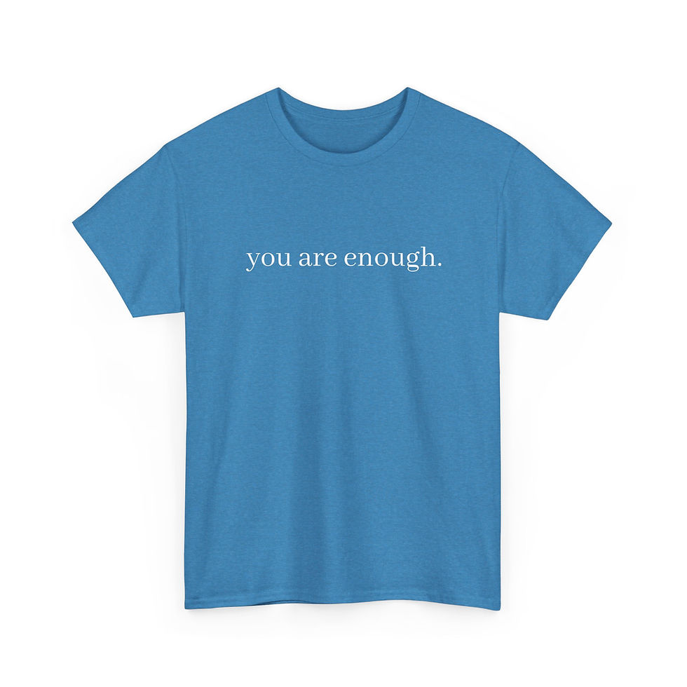 Thumbnail: You are enough plus back message T Shirt