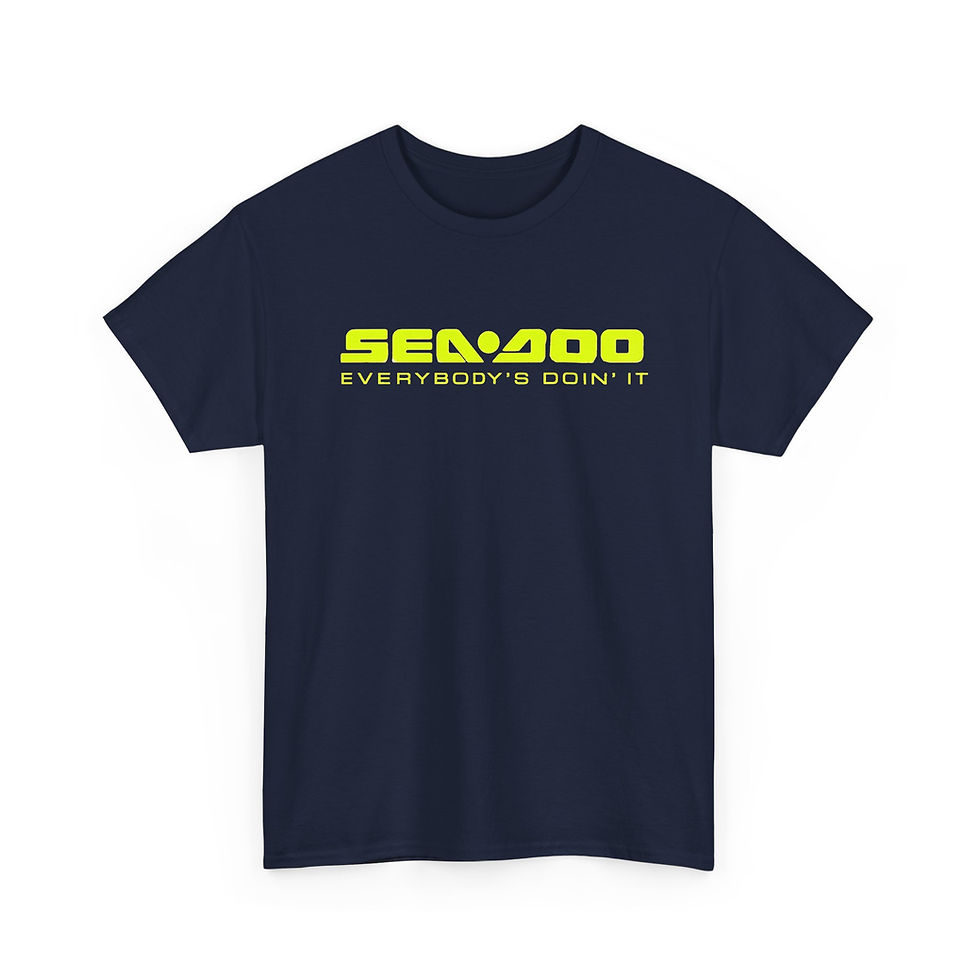 Thumbnail: Sea-Doo "Everybody's Doin' It" T-Shirt - Neon Yellow Logo