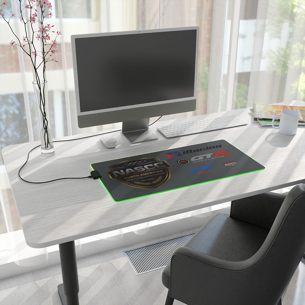Thumbnail: NASCC Official LED Light Up Gaming Desk Mat | Updated Logo