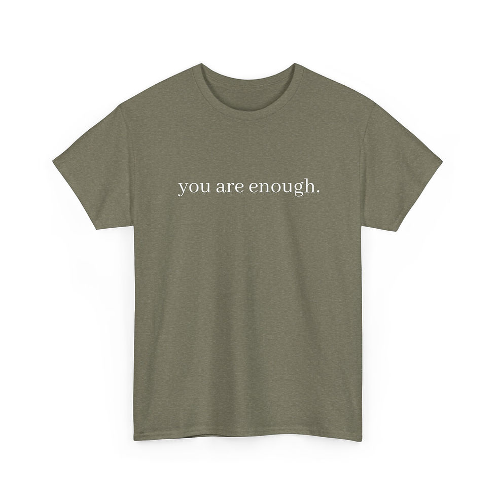 Thumbnail: You are enough plus back message T Shirt