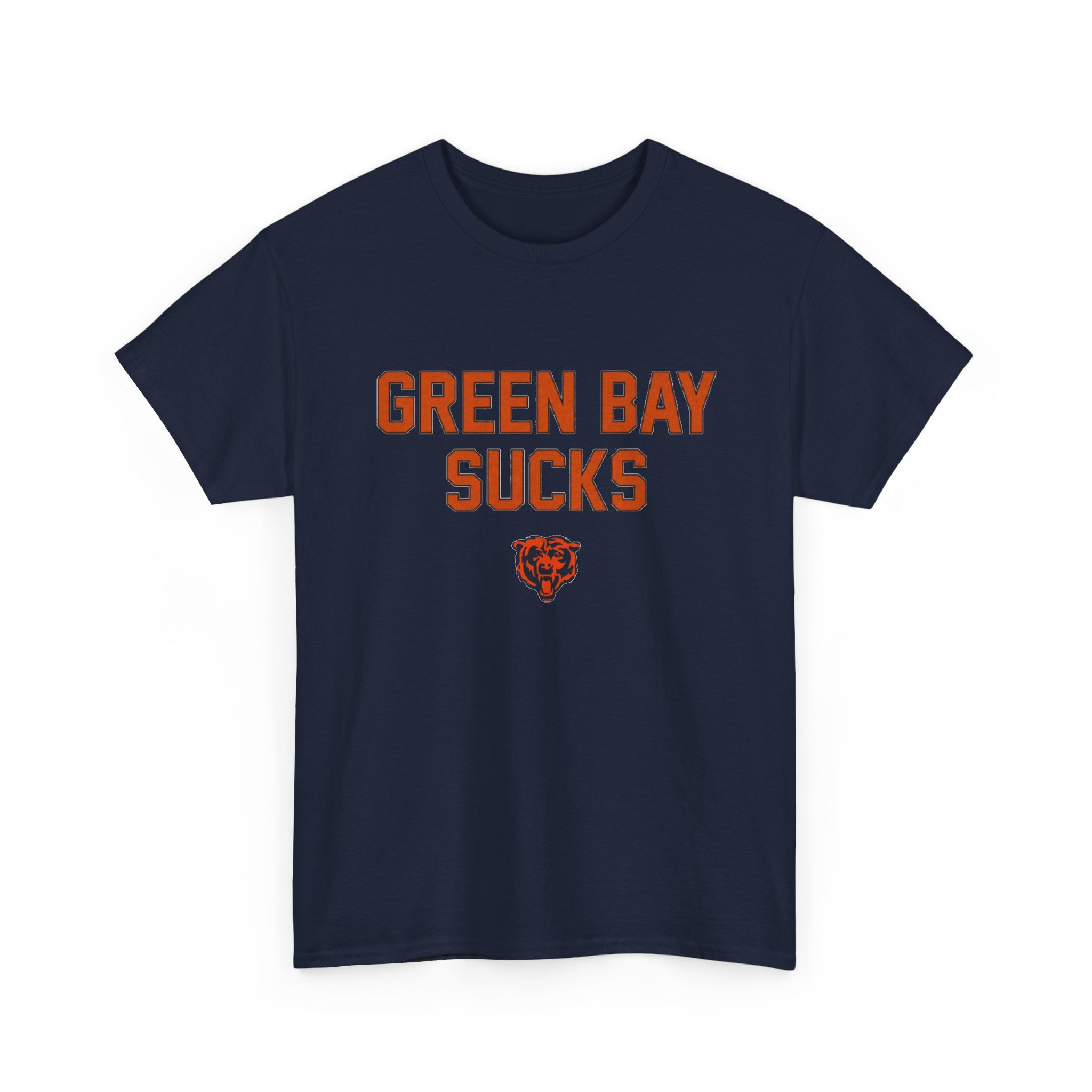 Green Bay Sucks T-Shirt with Bear Head