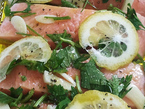 סלמון עסיסי בתנור