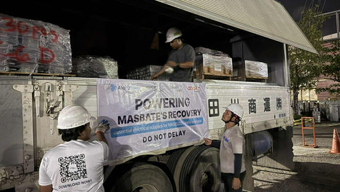 AboitizPower units donate equipment to aid power restoration in storm-hit Masbate