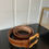 Thumbnail: Fendi Brown Patent Leather Waist Wide Belt