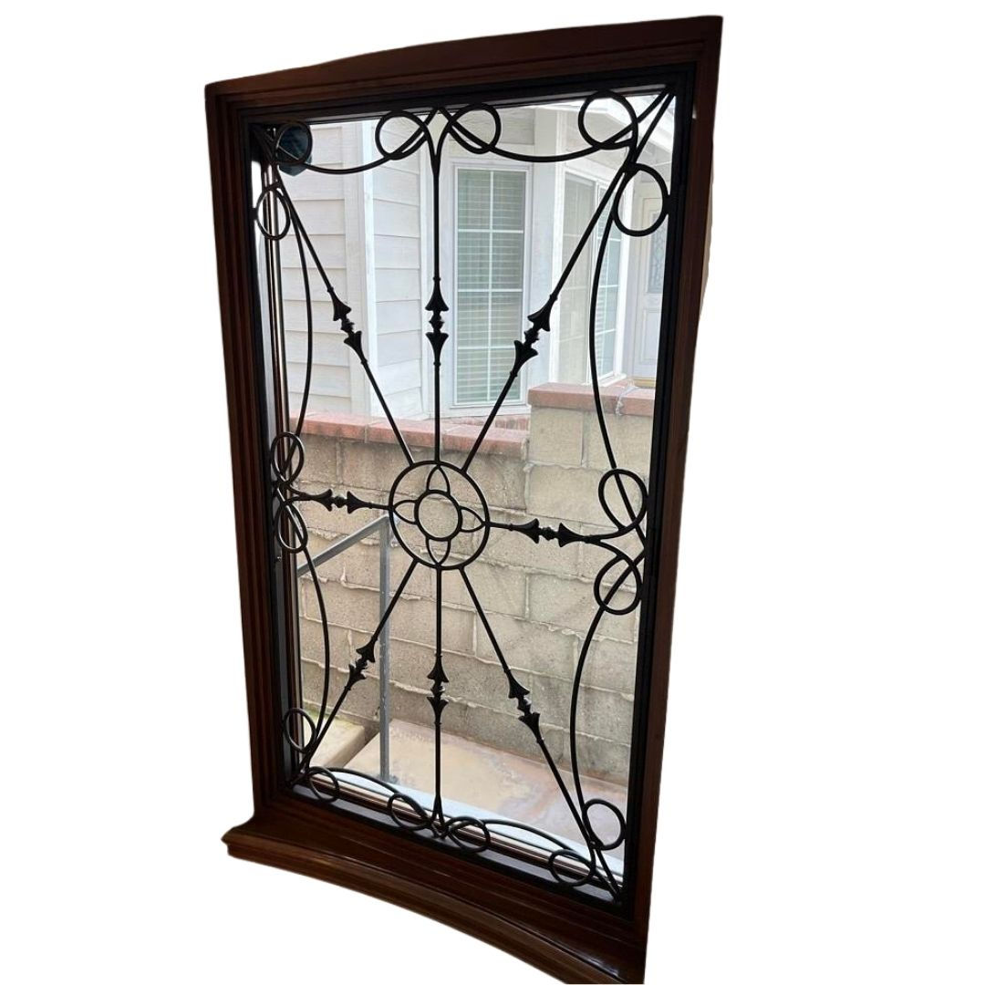 Scrolled Wrought Iron Window Guard