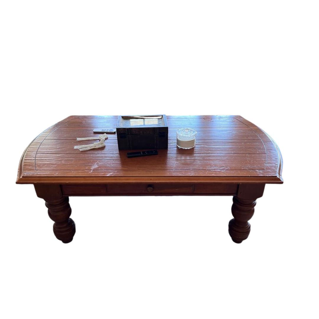 Rustic Farmhouse Plank Coffee Table