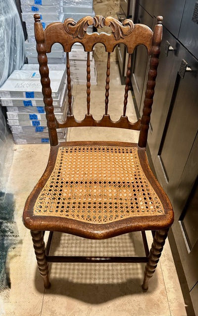 Thumbnail: Antique Victorian Bobbin Chair
