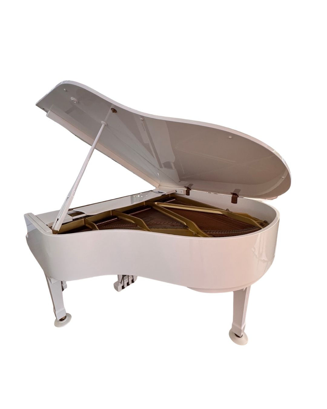Yamaha GC1 Baby Grand Piano in Polished White