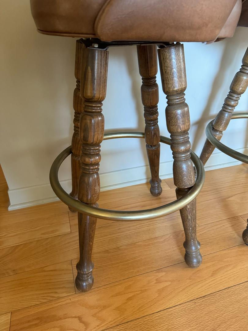 Thumbnail: Vintage 1960's Swivel Barstools