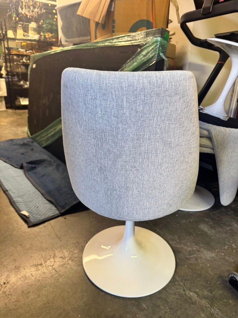 Thumbnail: Lippa Upholstered Swivel Dining Chair