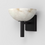 Thumbnail: Prato Alabaster Sconce in Blackened Brass