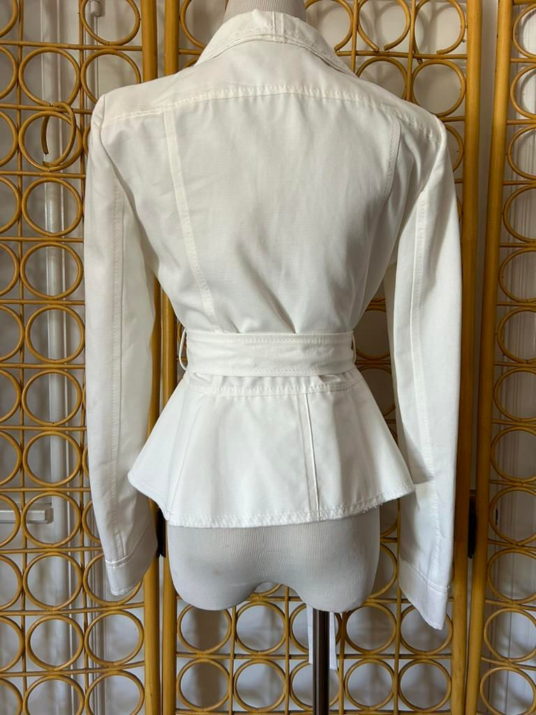 Thumbnail: Valentino Ruffled White Tie Jacket