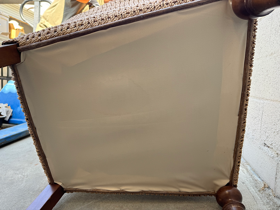 Thumbnail: Pottery Barn Sea Grass Wingback Chair