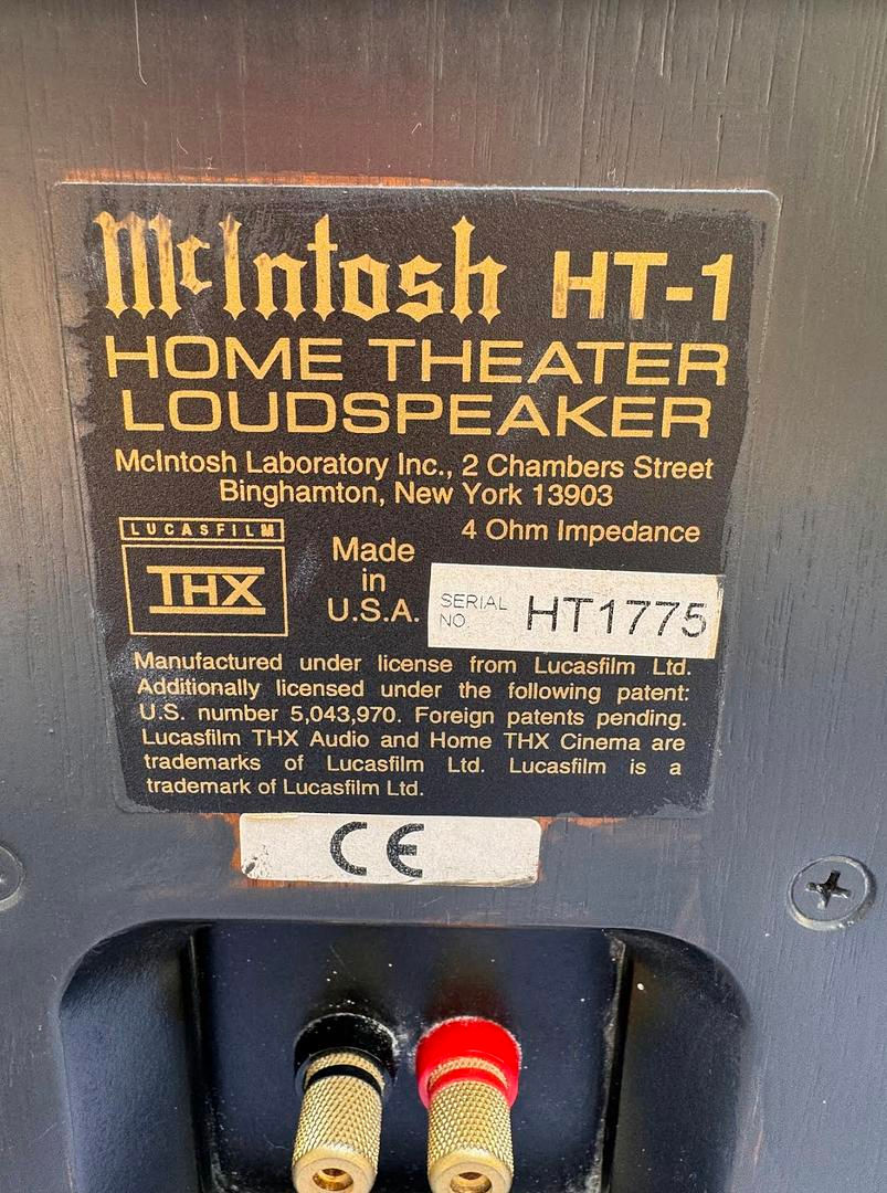 Thumbnail: Rare McIntosh HT-1 Home Theater Loudspeaker