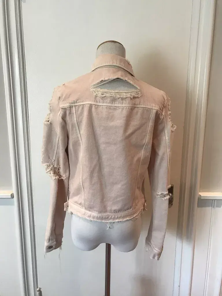 Thumbnail: J Brand Blush Jeans Women's Harlow Shronken Jacket