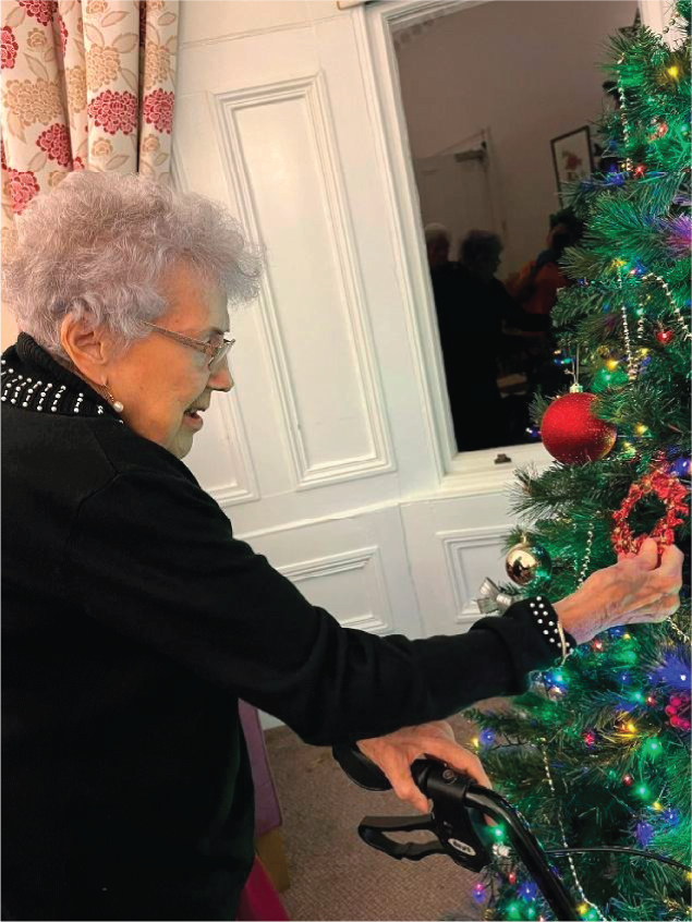 Decorating the Christmas Tree