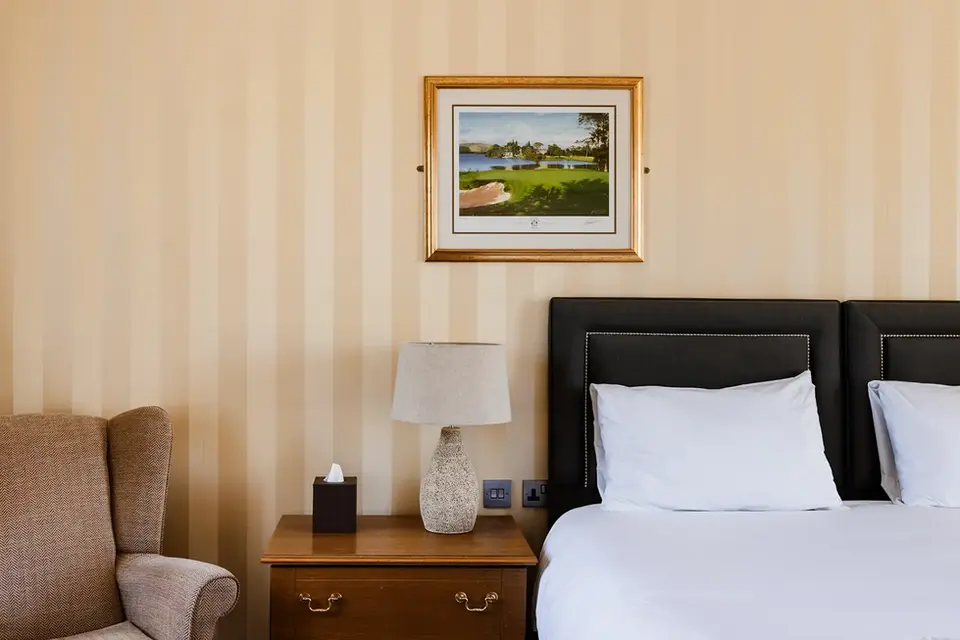 Double bedroom at the Inn at Kingsbarns