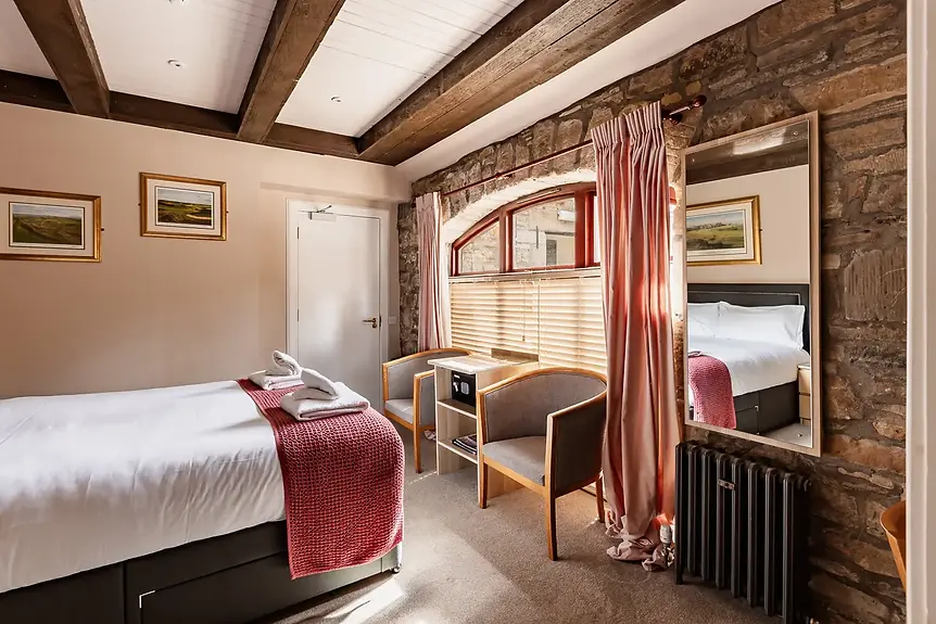 Double en-suite bedroom at the Inn at Kingsbarns