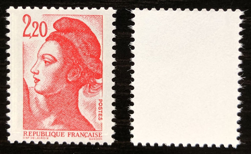 N° 2376 timbre non imprimé