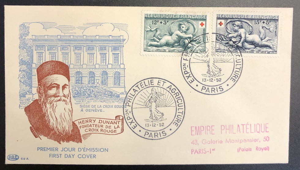 FDC N° 937/38 Croix Rouge