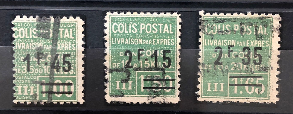 CP N° 92/94 oblitérés