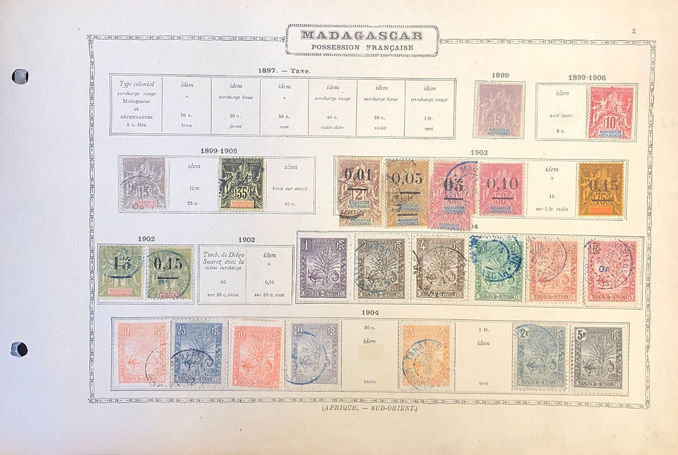 Madagascar 1891-1952 Collection