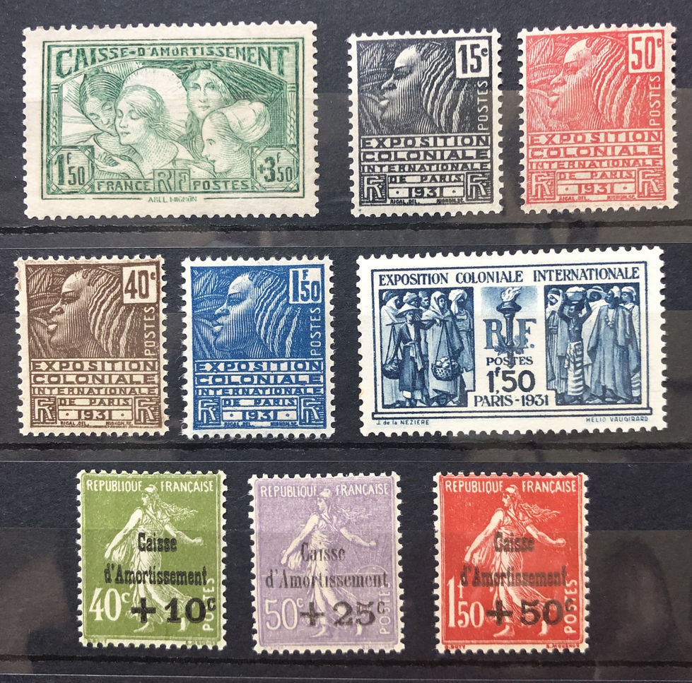 1931 - N° 269 à 277
