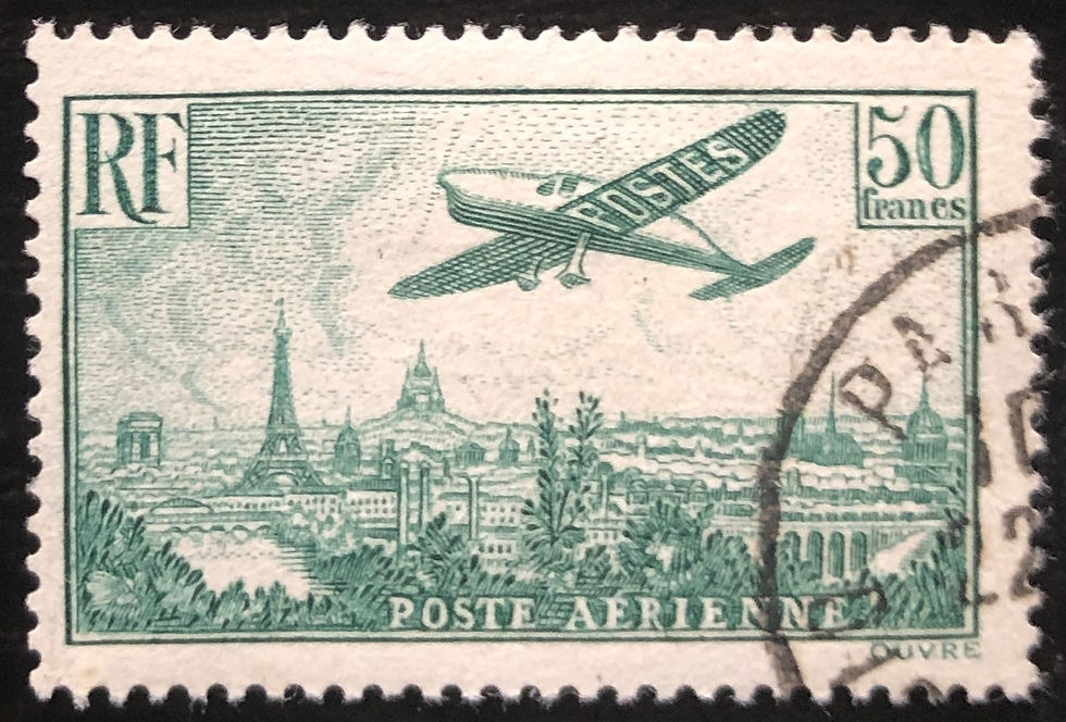 PA N° 14b vert foncé,  obl TTB