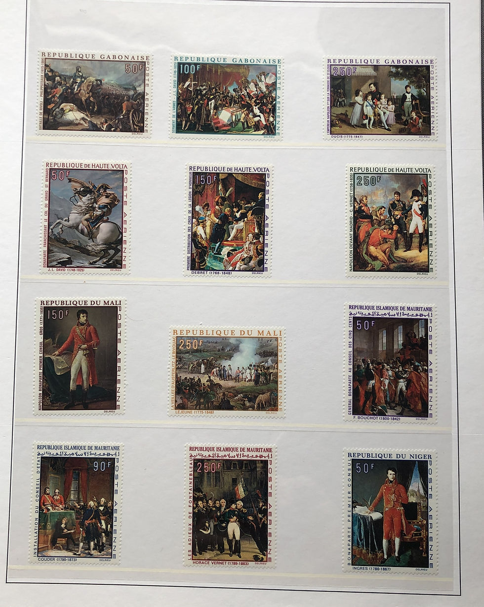 1968 - Série "Napoléon Ier"  (32 val)