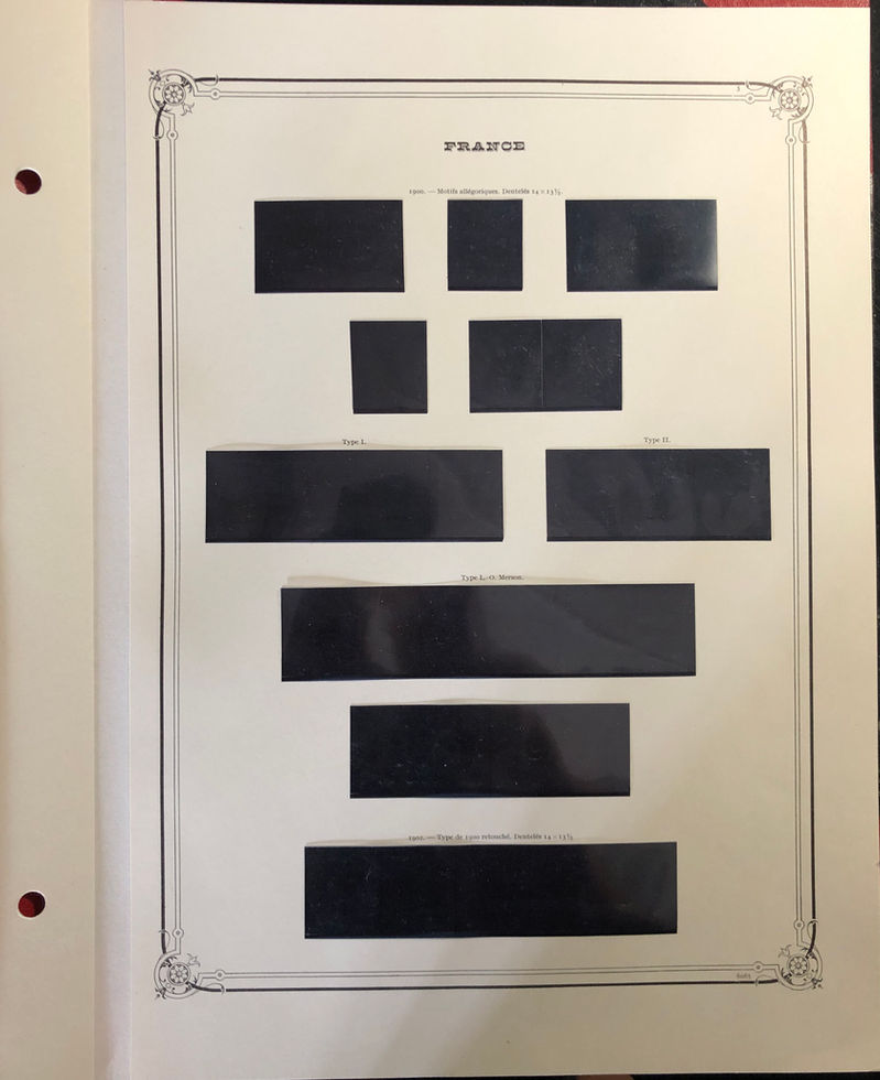 France reliure avec pages 1900-1980