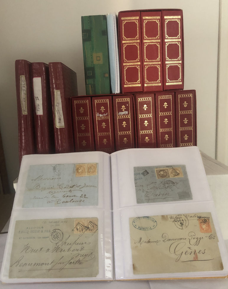 Ensemble + de 630 lettres classiques avant 1900