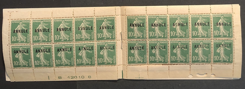 Miniature : N° 159-CA1 surchargé ANNULE