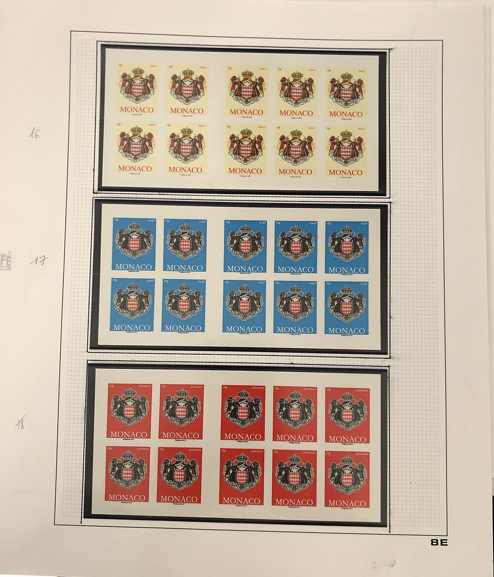 MONACO - Carnets N° 1/20