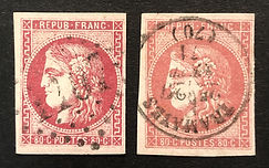 N° 49 en 2 nuances obl TB/TTB