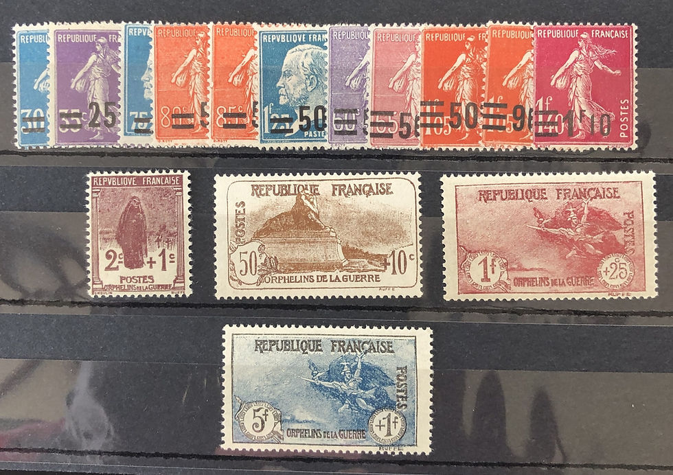 Miniature : 1926 - N° 217 à 232