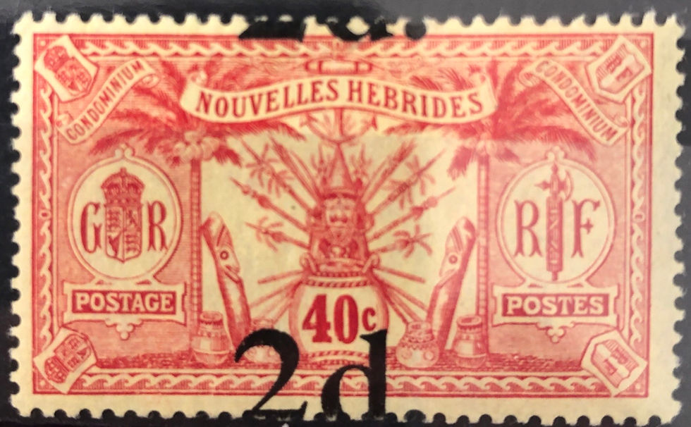 Nlles Hébrides N° 69c ** (surcharge déplacée)