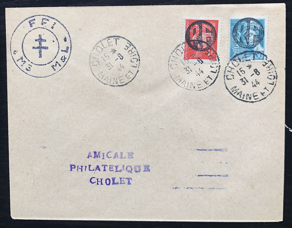 Cholet - N° 4 + 14 s/lettre