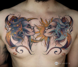 Celestial tattoo
