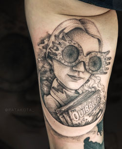 Harry Potter tattoo Luna