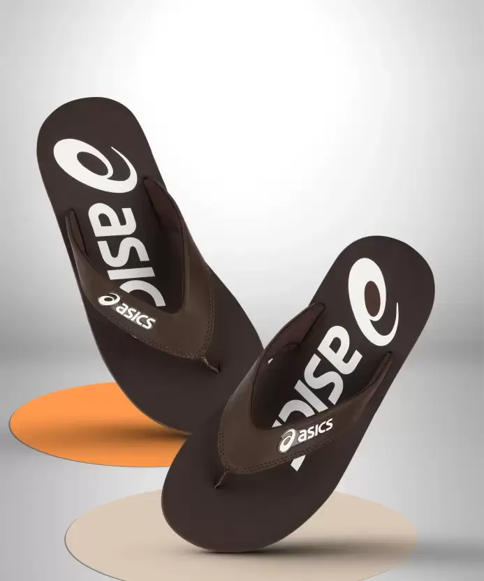 Asics  Men Flip Flops  (Brown 8)