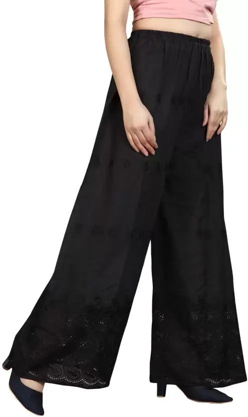 Women Regular Fit  Pure Cotton Trousers