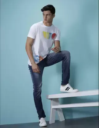 Cotton Blend White T-Shirt