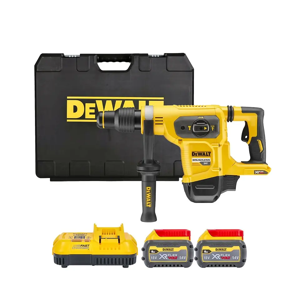 Dewalt DCH481X2 54V XR FlexVolt Cordless Brushless SDS Max Hammer Drill With 2 x