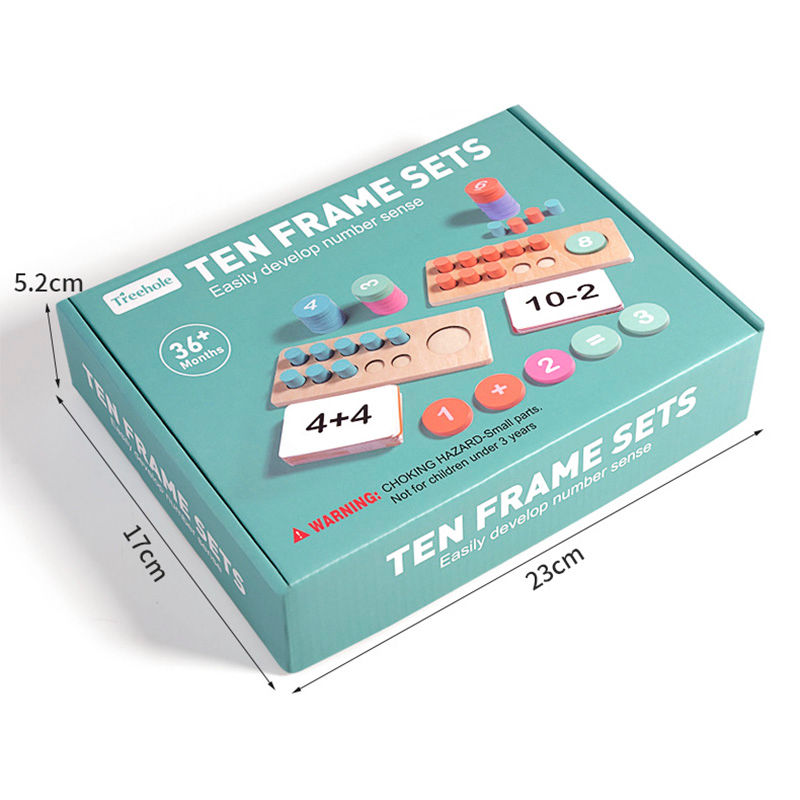 Thumbnail: Children's Wooden Number Board Cognitive Matching Addition Subtraction Operation
