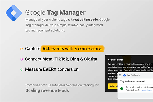 Google Tag Manager GA4 banner